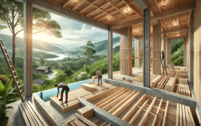 Integrating Cement Particle Boards in Hybrid Timber Construction