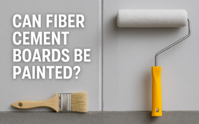 Can Fiber Cement Boards Be Painted? Surface Finishing Tips & Ideas
