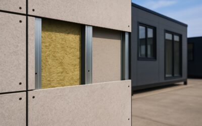 Thermal Efficiency of Fiber Cement Boards in Zero-Energy Modular Buildings