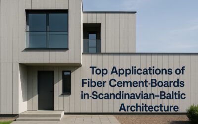 Top Applications of Fiber Cement Boards in Scandinavian-Influenced Baltic Architecture