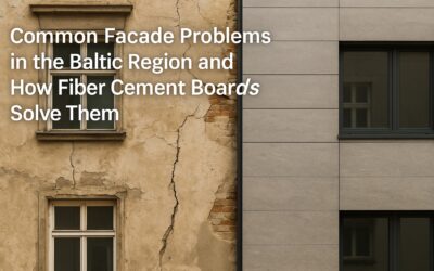 Common Facade Problems in the Baltic Region and How Fiber Cement Boards Solve Them