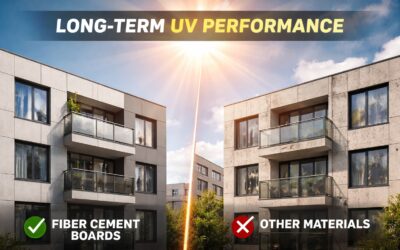 How Fiber Cement Boards Perform Under Long-Term UV Exposure