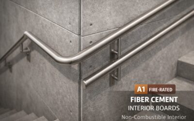 Why Architects Specify Fiber Cement Boards for Fire Escape Routes and Stairwells