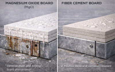 Fiber Cement Boards vs Magnesium Oxide Boards – Performance, Fire, and Moisture Comparison