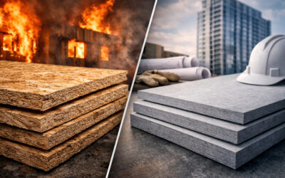 Fiber Cement vs OSB for External Walls: The Fire Safety Decision That Changes Everything