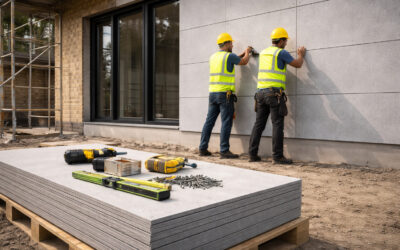 What Is the Correct Way to Mount Fiber Cement Boards on a Wall?