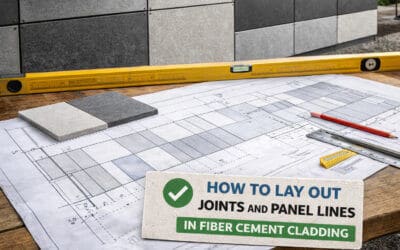 How to Lay Out Joints and Panel Lines in Fiber Cement Cladding