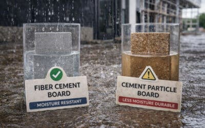 Fiber Cement Board vs Cement Particle Board: Which Handles Moisture More Reliably?
