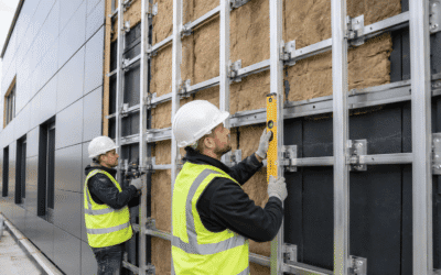 Subframe Preparation for Aluminium Composite Panel Cladding