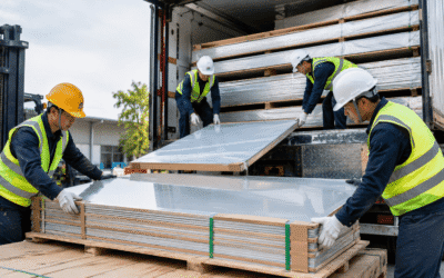 Aluminium Composite Panel Loading and Unloading: How to Prevent Damage Before Installation